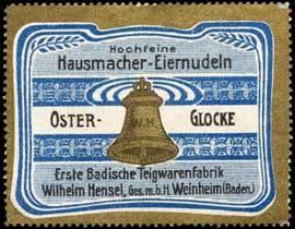 Bild des Verkufers fr Reklamemarke Oster-Glocke zum Verkauf von Veikkos