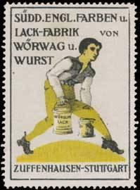 Seller image for Reklamemarke Lacke-Farben for sale by Veikkos