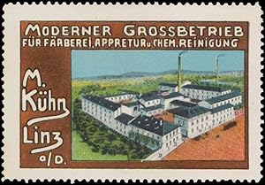 Seller image for Reklamemarke Moderner Grossbetrieb - Fabrikansicht for sale by Veikkos