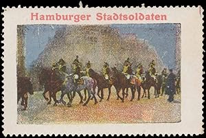 Imagen del vendedor de Reklamemarke Hamburger Stadtsoldaten a la venta por Veikkos