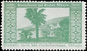 Image du vendeur pour Reklamemarke Winterkurort und Seebad Abbazia mis en vente par Veikkos