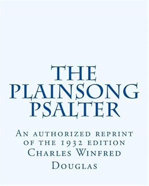 Imagen del vendedor de Plainsong Psalter a la venta por GreatBookPrices