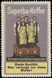 Imagen del vendedor de Reklamemarke Superba-Koffer a la venta por Veikkos