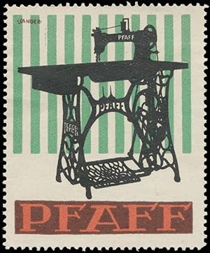 Seller image for Reklamemarke Pfaff Nhmaschine for sale by Veikkos