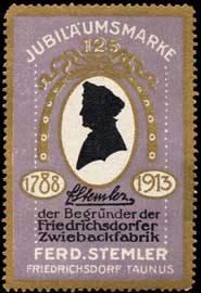 Immagine del venditore per Reklamemarke 125 Jahre Zwieback - Jubilumsmarke venduto da Veikkos