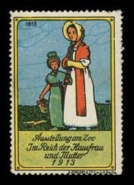 Bild des Verkufers fr Reklamemarke Im Reich der Hausfrau und Mutter zum Verkauf von Veikkos