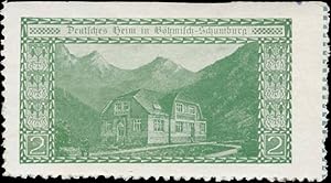 Seller image for Reklamemarke Deutsches Heim in Bhmisch-Schumburg for sale by Veikkos