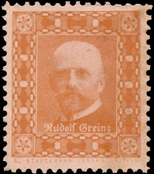 Image du vendeur pour Reklamemarke Rudolf Greinz mis en vente par Veikkos