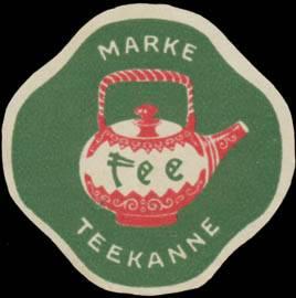 Image du vendeur pour Reklamemarke Tee Marke Teekanne mis en vente par Veikkos