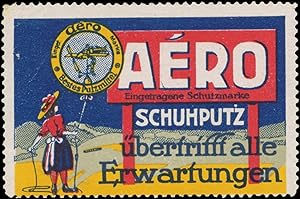 Reklamemarke Aero Schuhputz übertrifft alle Erwartungen