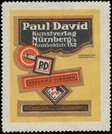 Seller image for Reklamemarke Kunstverlag for sale by Veikkos