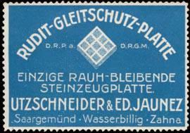 Seller image for Reklamemarke Rudit-Gleitschutz-Platte for sale by Veikkos