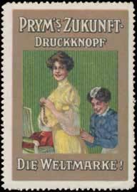 Seller image for Reklamemarke Pryms Zukunft-Druckknopf for sale by Veikkos