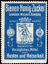 Seller image for Reklamemarke Bienen - Honig - Zucker for sale by Veikkos