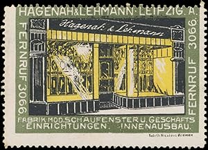 Seller image for Reklamemarke Geschftseinrichtungen & Schaufenster for sale by Veikkos