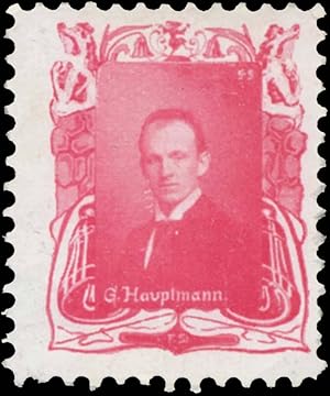 Seller image for Reklamemarke Gerhart Hauptmann for sale by Veikkos