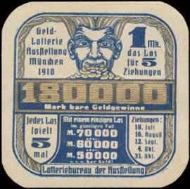 Bild des Verkufers fr Reklamemarke Geld-Lotterie Ausstellung zum Verkauf von Veikkos