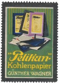 Image du vendeur pour Reklamemarke Pelikan Kohlenpapier mis en vente par Veikkos