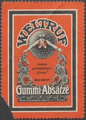 Image du vendeur pour Reklamemarke Weltruf Gummi-Abstze mis en vente par Veikkos