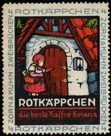 Seller image for Reklamemarke Rotkppchen die beste Kaffee-Essenz for sale by Veikkos