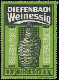 Seller image for Reklamemarke Diefenbach Weinessig for sale by Veikkos