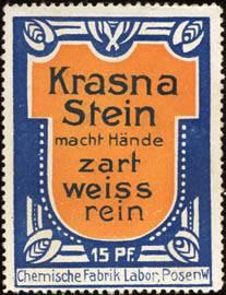 Seller image for Reklamemarke Krasna Stein macht Hnde zart weiss rein for sale by Veikkos