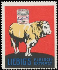 Bild des Verkufers fr Reklamemarke Liebigs Fleisch-Extrakt zum Verkauf von Veikkos