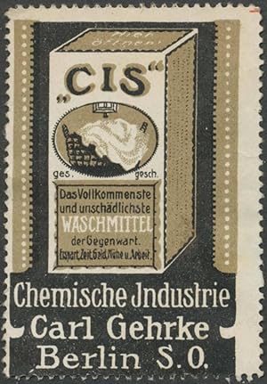 Seller image for Reklamemarke CIS das Vollkommenste und unschdlichste Waschmittel der Gegenwart for sale by Veikkos