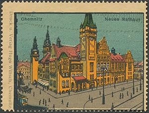 Seller image for Reklamemarke Neues Rathaus for sale by Veikkos