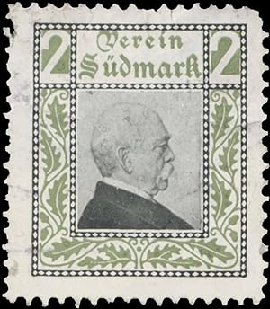 Image du vendeur pour Reklamemarke Otto von Bismarck mis en vente par Veikkos