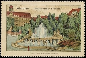 Image du vendeur pour Reklamemarke Wittelsbacher Brunnen mis en vente par Veikkos