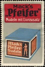 Seller image for Reklamemarke Macks Pfeifer Nudeln mit Eierzusatz for sale by Veikkos