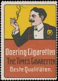 Bild des Verkufers fr Reklamemarke Doering Zigaretten zum Verkauf von Veikkos