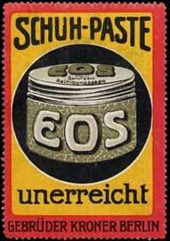Seller image for Reklamemarke EOS Schuh-Paste unerreicht! for sale by Veikkos