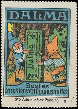 Seller image for Reklamemarke Dalma bestes Insektenvertilgungsmittel for sale by Veikkos