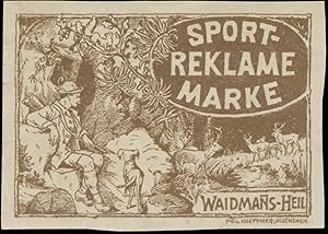 Seller image for Reklamemarke Waidmanns Heil for sale by Veikkos