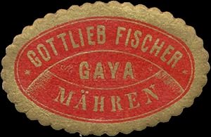 Imagen del vendedor de Reklamemarke Gottlieb Fischer a la venta por Veikkos