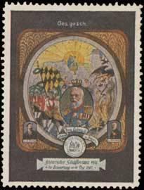 Image du vendeur pour Reklamemarke Historischer Schfflertanz zur Erinnerung an die Pest 1517 mis en vente par Veikkos