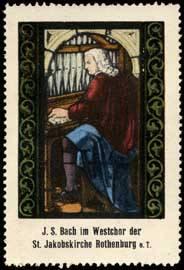 Immagine del venditore per Reklamemarke J.S. Bach im Westchor der St. Jakobskirche venduto da Veikkos