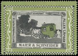 Imagen del vendedor de Reklamemarke Briefmarkenhndler a la venta por Veikkos