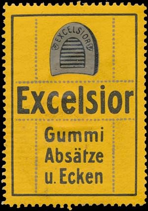 Image du vendeur pour Reklamemarke Excelsior Gummi Abstze mis en vente par Veikkos