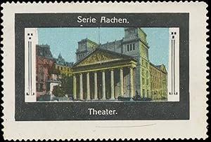 Image du vendeur pour Reklamemarke Theater Aachen mis en vente par Veikkos