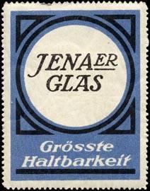 Image du vendeur pour Reklamemarke Jenaer Glas mis en vente par Veikkos