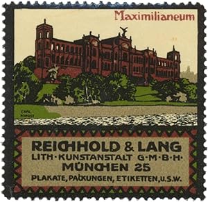 Seller image for Reklamemarke Maximilaneum for sale by Veikkos