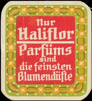 Immagine del venditore per Reklamemarke Haliflor Parfm venduto da Veikkos