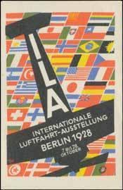 Reklamemarke ILA Internationale Luftfahrt-Ausstellung