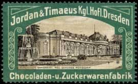 Imagen del vendedor de Reklamemarke Sanssouci Kgl. Schloss Potsdam a la venta por Veikkos