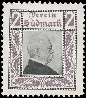 Image du vendeur pour Reklamemarke Otto von Bismarck mis en vente par Veikkos