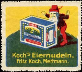 Seller image for Reklamemarke Kochs Eiernudeln for sale by Veikkos