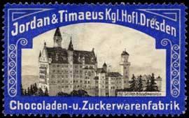 Imagen del vendedor de Reklamemarke Kgl. Schloss Neuschwanstein a la venta por Veikkos